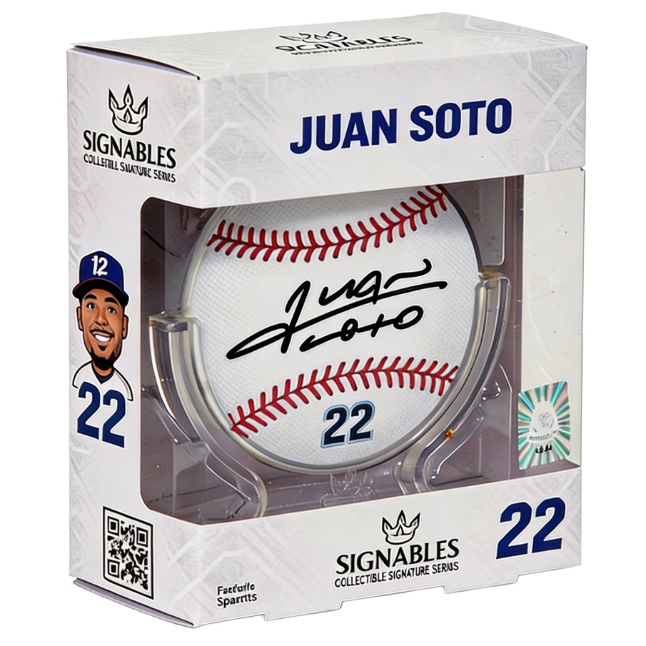 Juan Soto – baseballová memorabilie 14 cm- Signature
