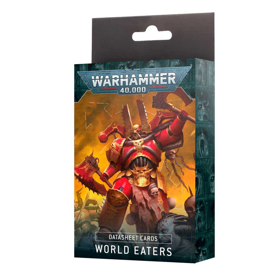 Warhammer 40,000 – World Eaters Datasheet Cards (ENG)