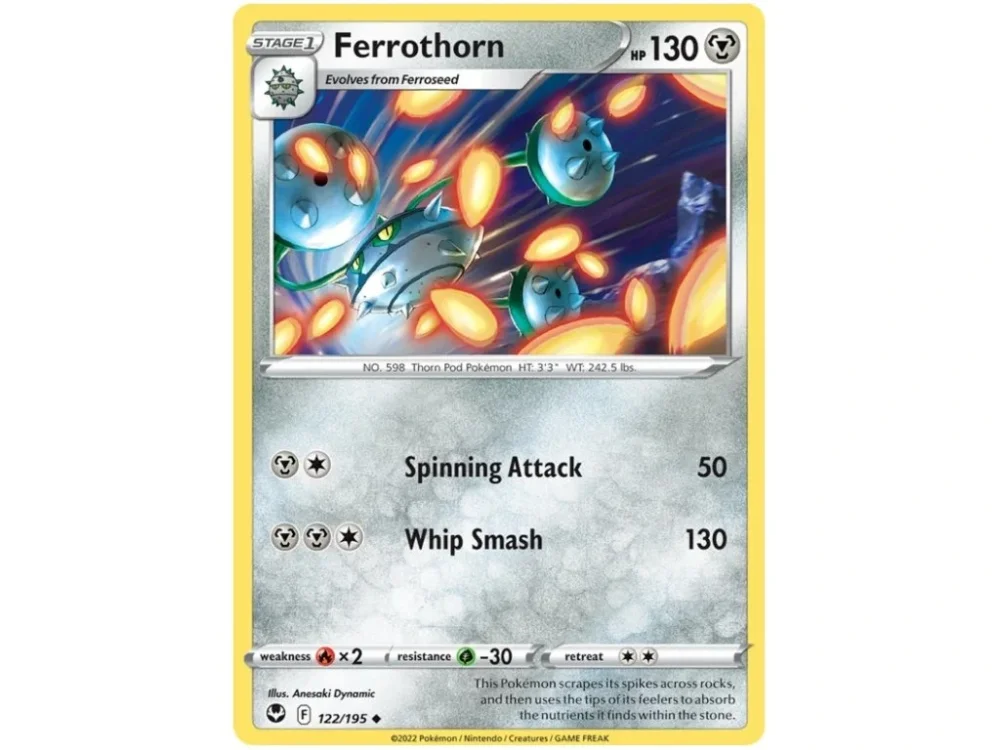 Ferrothorn 122/195 Silver Tempest – Nintendo