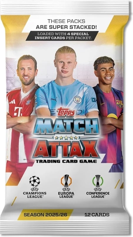 2025–26 Topps Match Attax UEFA Club Competitions – Balíček