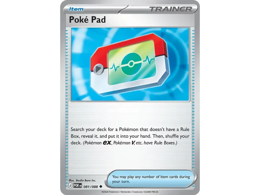 POR 081/088 Poké Pad Perfect Order – Nintendo