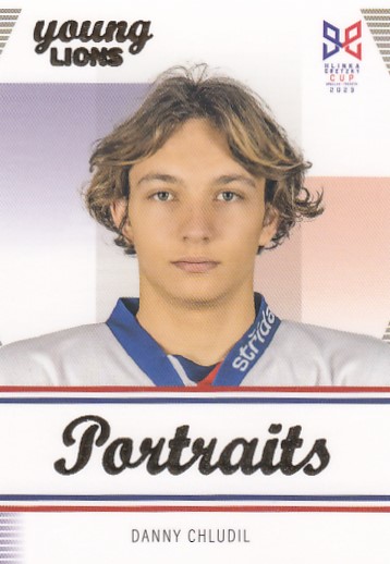 DANNY CHLUDIL Legendary Cards Hlinka Gretzky Cup 2023 Portraits